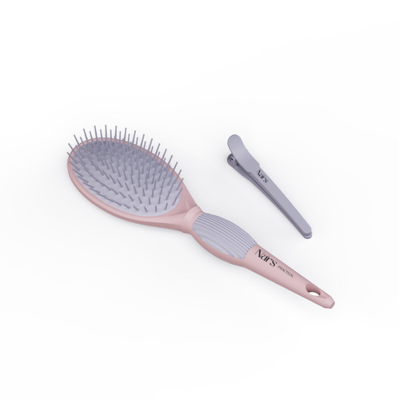 برس بیضی تخت سوزنی پلاستیکی