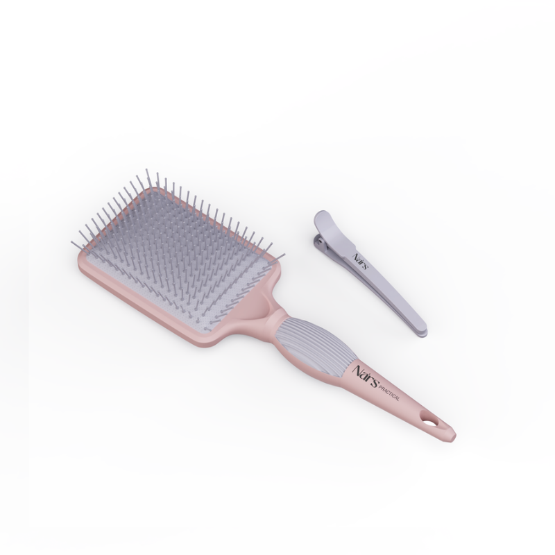 برس تخت مستطیل سوزنی پلاستیکی