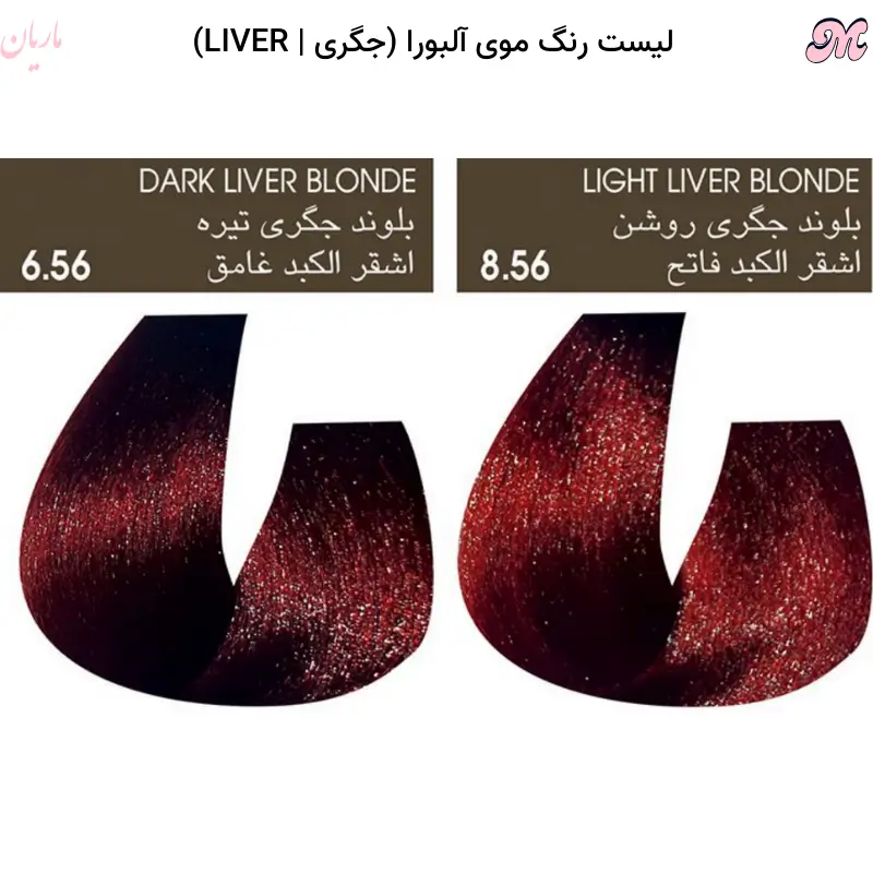 دیتای رنگ موی جگری آلبورا