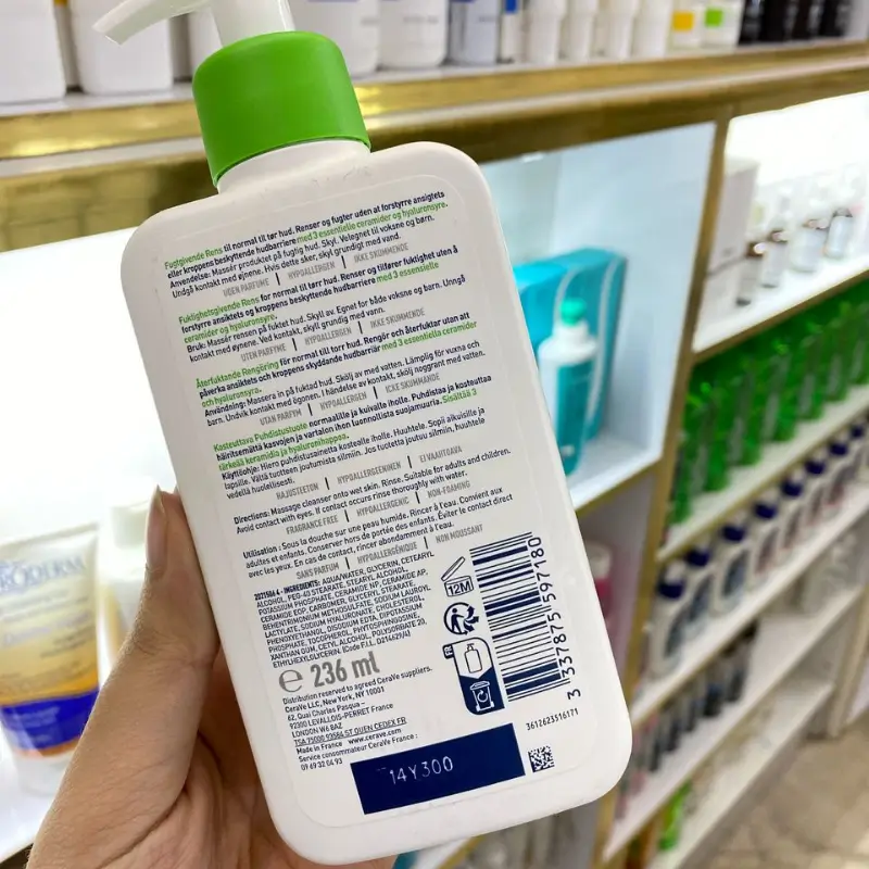 Gel shostosho Cerave normal khoshk