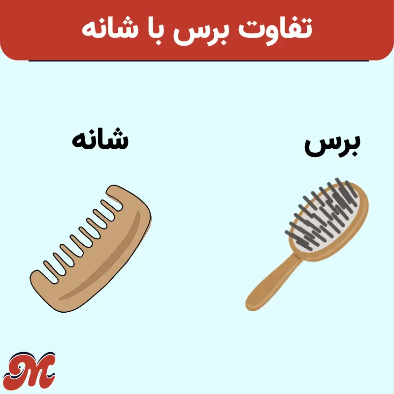 تفاوت برس با شانه