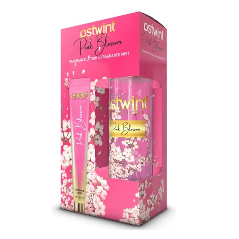 ست بادی اسپلش و لوسیون بدن استوینت رایحه Pink Blossom