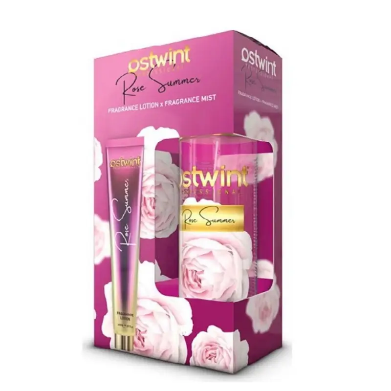 ست بادی اسپلش و لوسیون بدن استوینت رایحه Rose Summer
