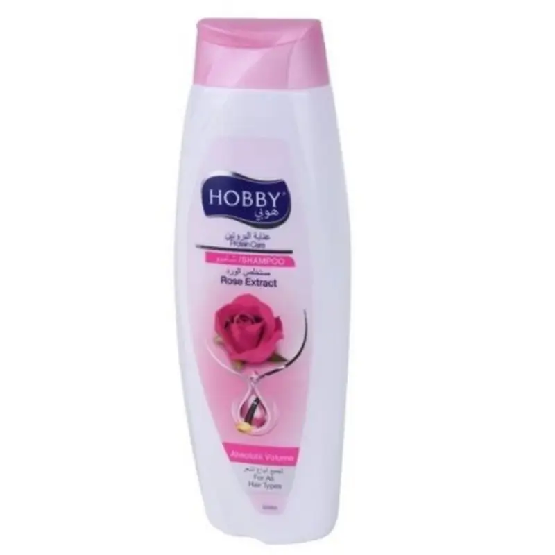 شامپو موهای چرب هوبی گل رز 600 میل