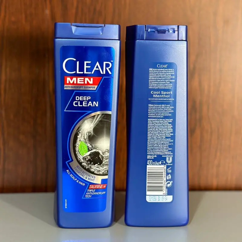 شامپو کلیر ضد شوره زغال فعال و نعناع مردانه 350 میل