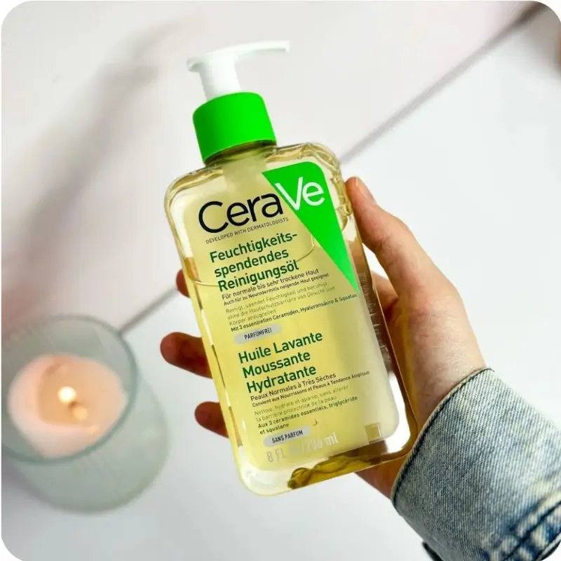 فوم شستشوی روغنی سراوی پوست نرمال