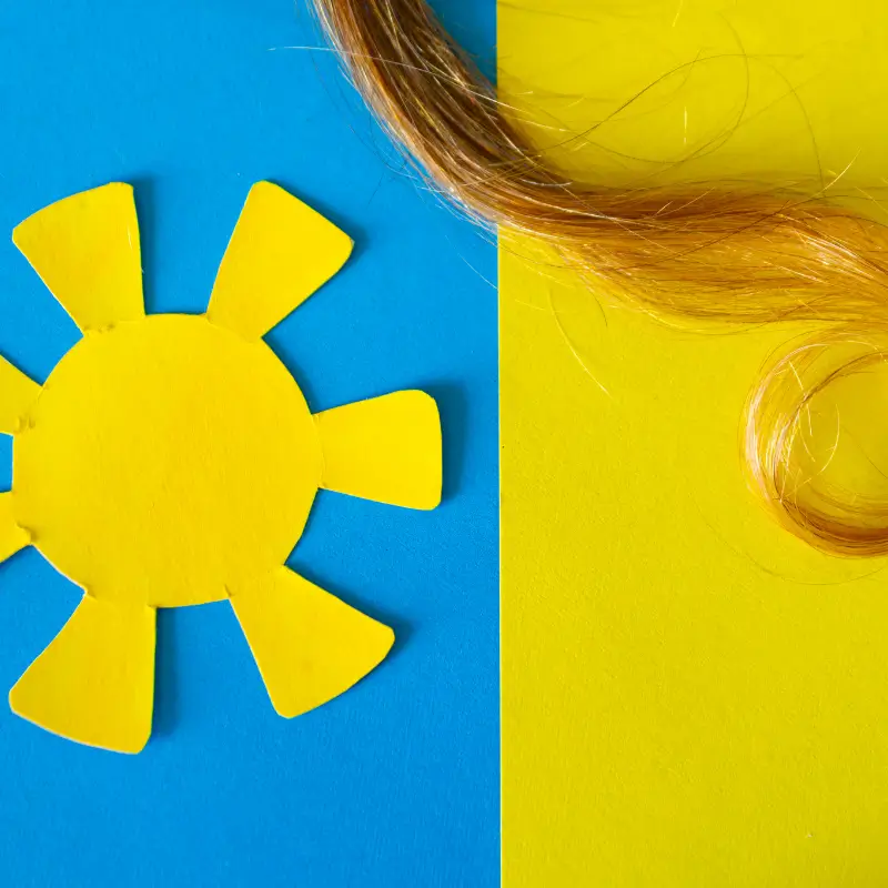 محافظت مو در تابستان