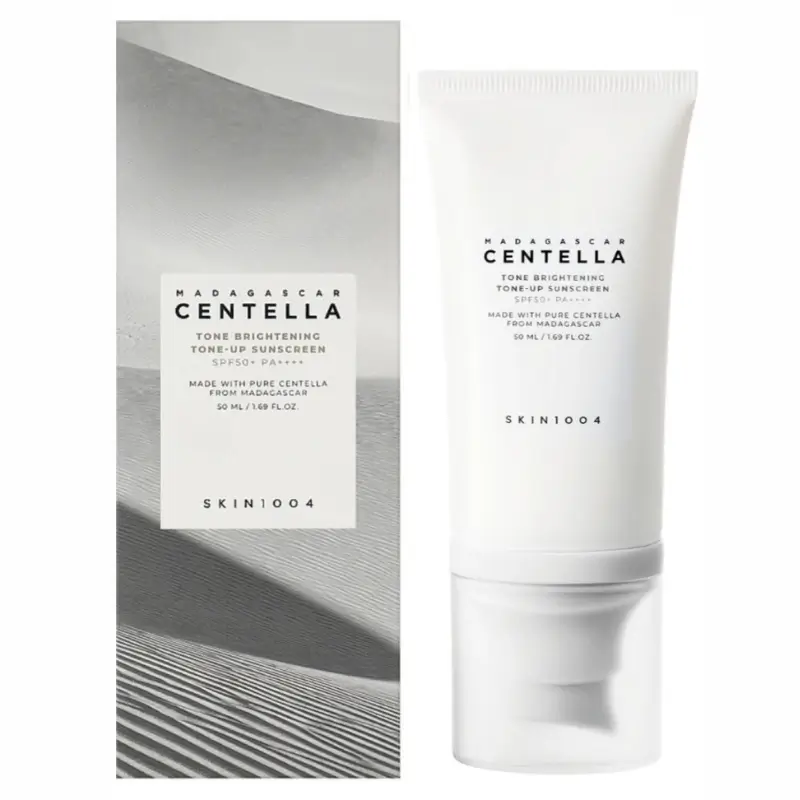 کرم ضد آفتاب رنگی سنتلا کرمی اسکین 1004 تون آپ ضد لک و روشن کننده 50 میل