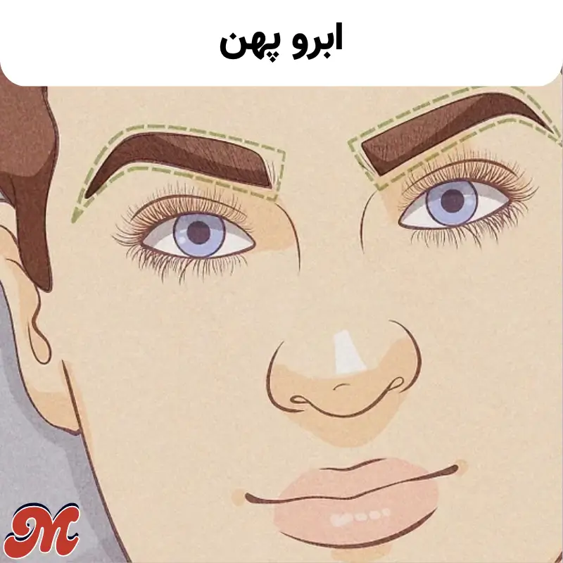 ابرو پهن