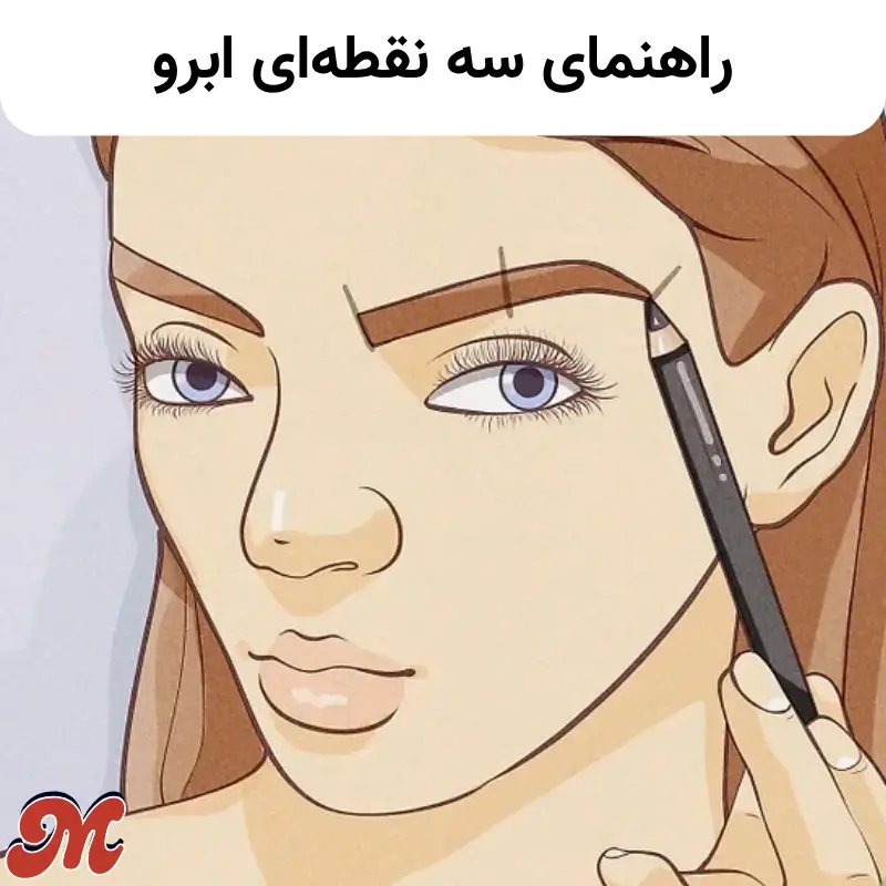 راهنمای سه نقطه ابرو
