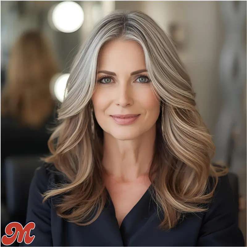 رنگ کردن موهای سفید بدون دکلره